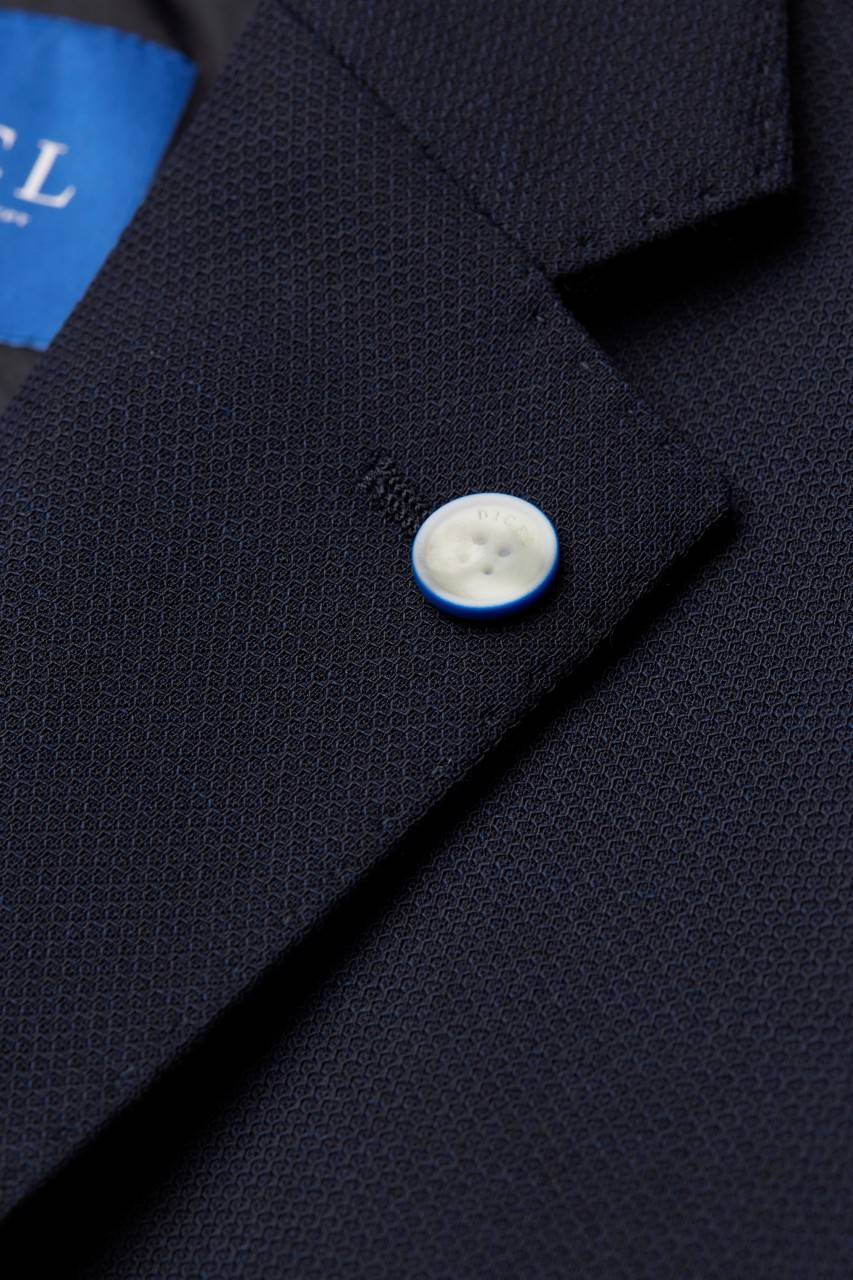 Digel Giacca blazer blu marine digel sfoderata drop quattro corto Consegna Veloce