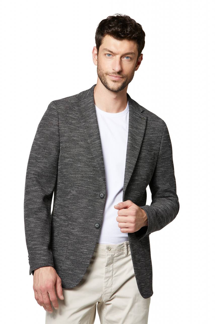 Digel Giacca in jersey grigio digel drop quattro corto Fino Al -60%