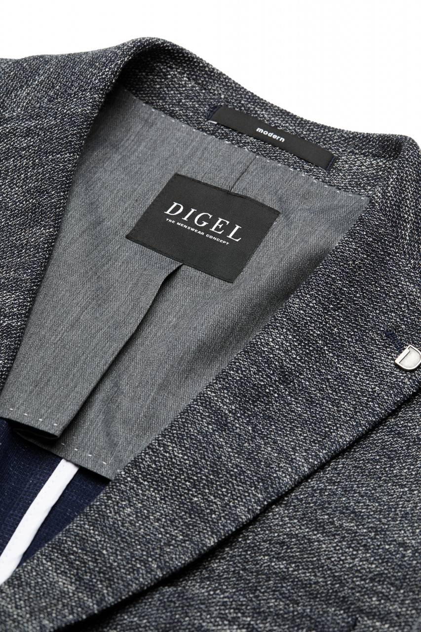 Digel Giacca in jersey grigia digel drop sei modern fit Prezzo Ridotto