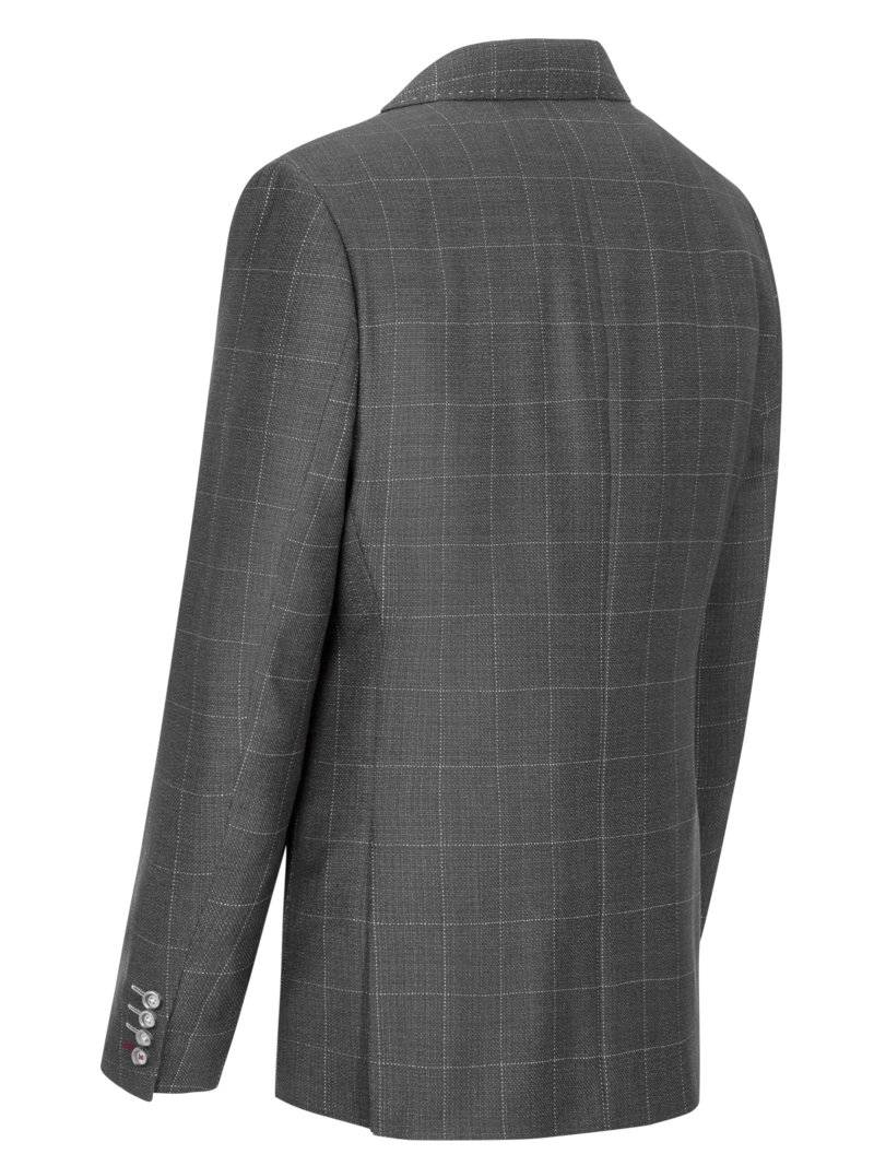 Digel Giacca grigio a quadri digel drop quattro corto Online