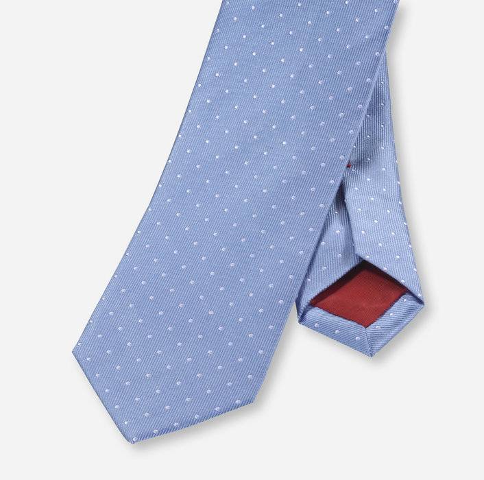 Olymp Cravatta a pois slim in seta pura olymp in otto colori Italia