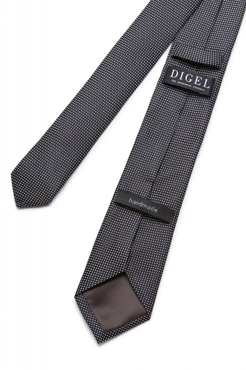 Digel Cravatta elegante digel nera in seta pura Offerta settimanale