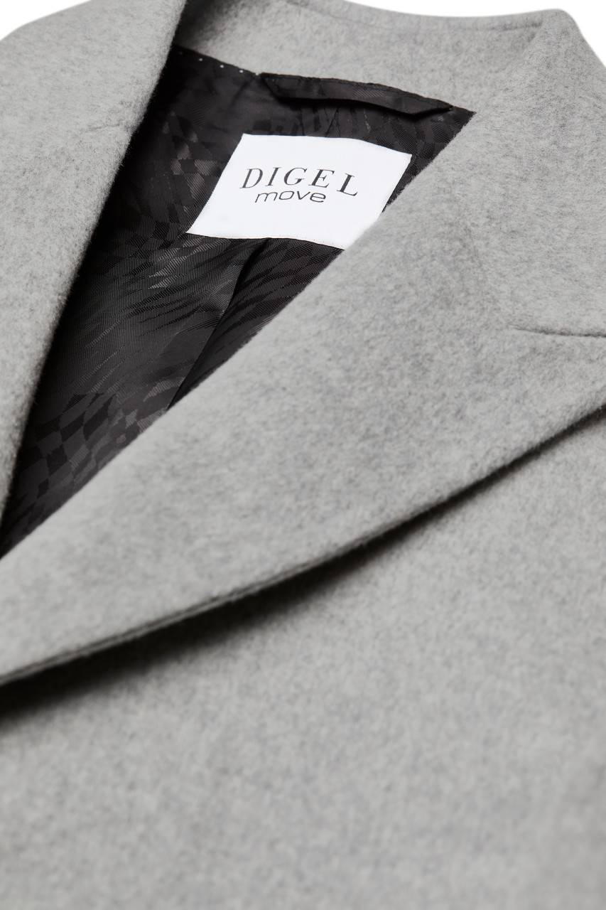 Digel Cappotto digel grigio chiaro slim fit in misto cashmere Promozione Limitata