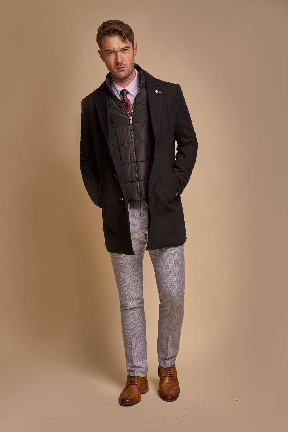 House of Cavani Cappotto cavani slim fit con pettorina anti vento staccabile Affare Del Giorno