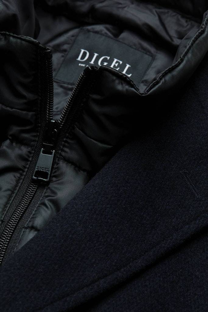 Digel Cappotto blu digel con pettorina antivento staccabile Convenienza