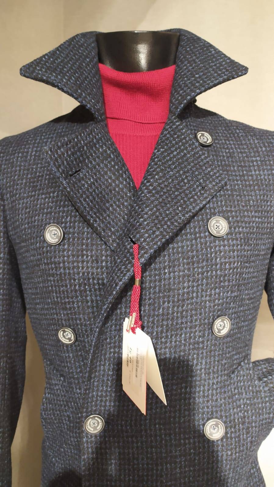 Falko Rosso Peacoat cappotto giaccone moda slim fit falko rosso Offerta