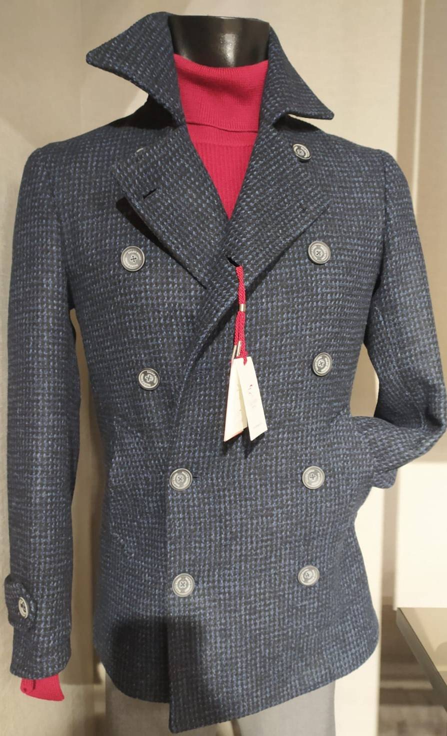 Falko Rosso Peacoat cappotto giaccone moda slim fit falko rosso Offerta