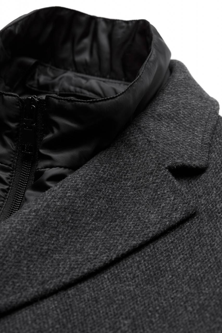Digel Cappotto grigio scuro digel con pettorina antivento staccabile Enormi sconti