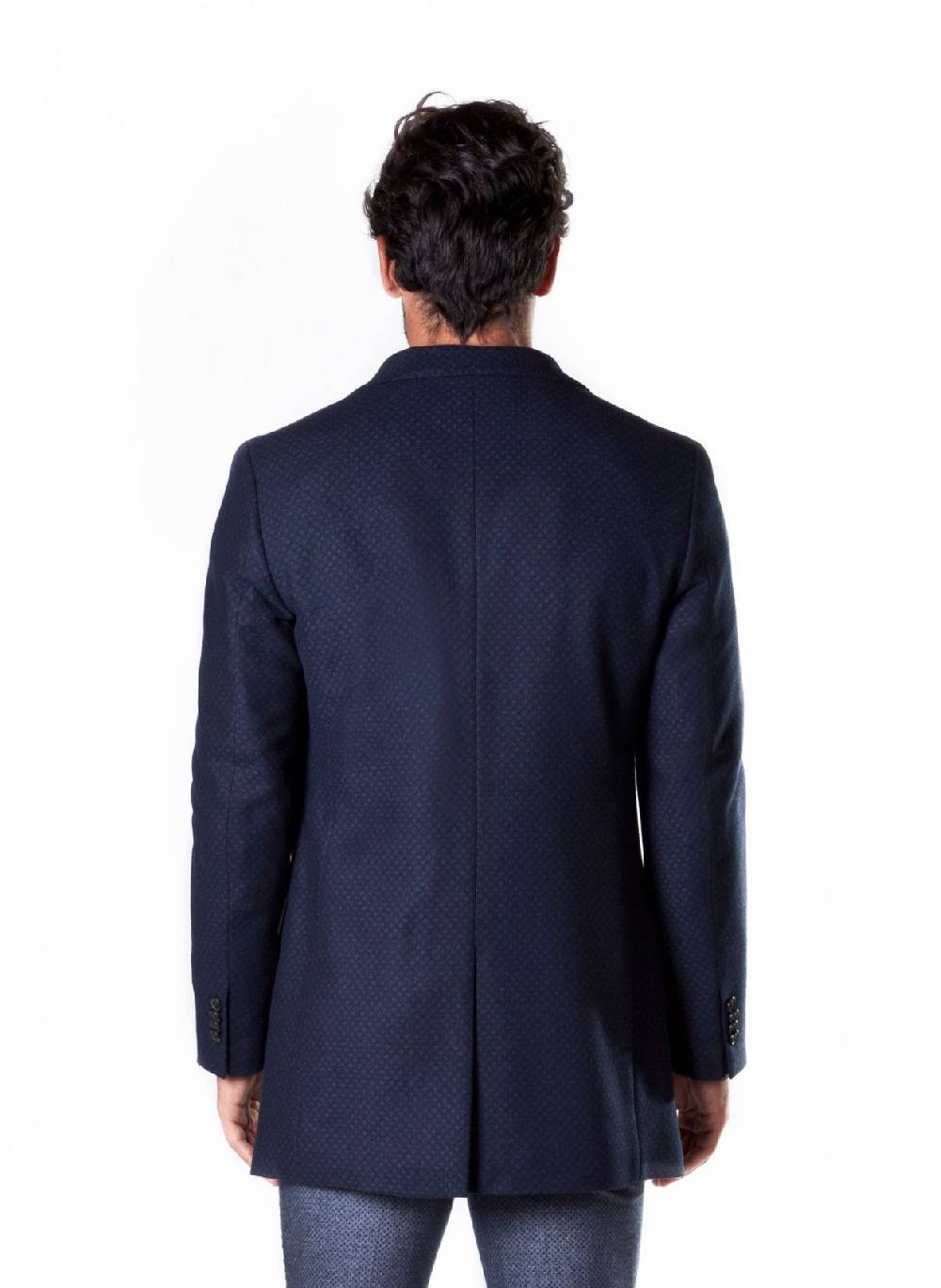 John Barritt Cappotto slim fit in misto lana a tre bottoni ticket pocket Offerte