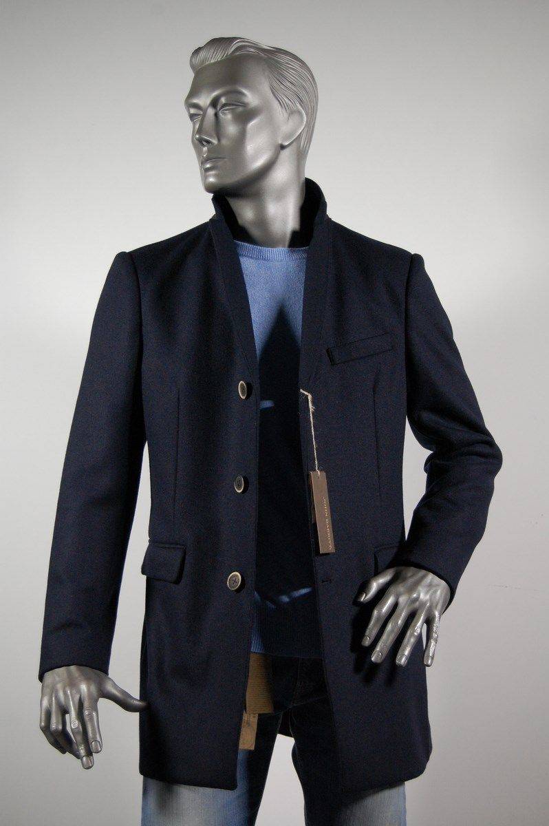 John Barritt Cappotto moda uomo slim fit blu john barritt Hotsell