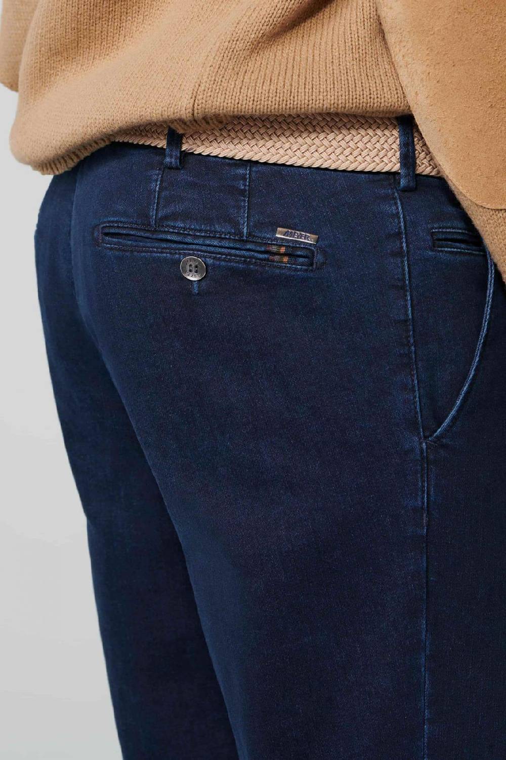 Meyer Jeans meyer in denim tencel™ dark blu stone modern fit Vendita Calda