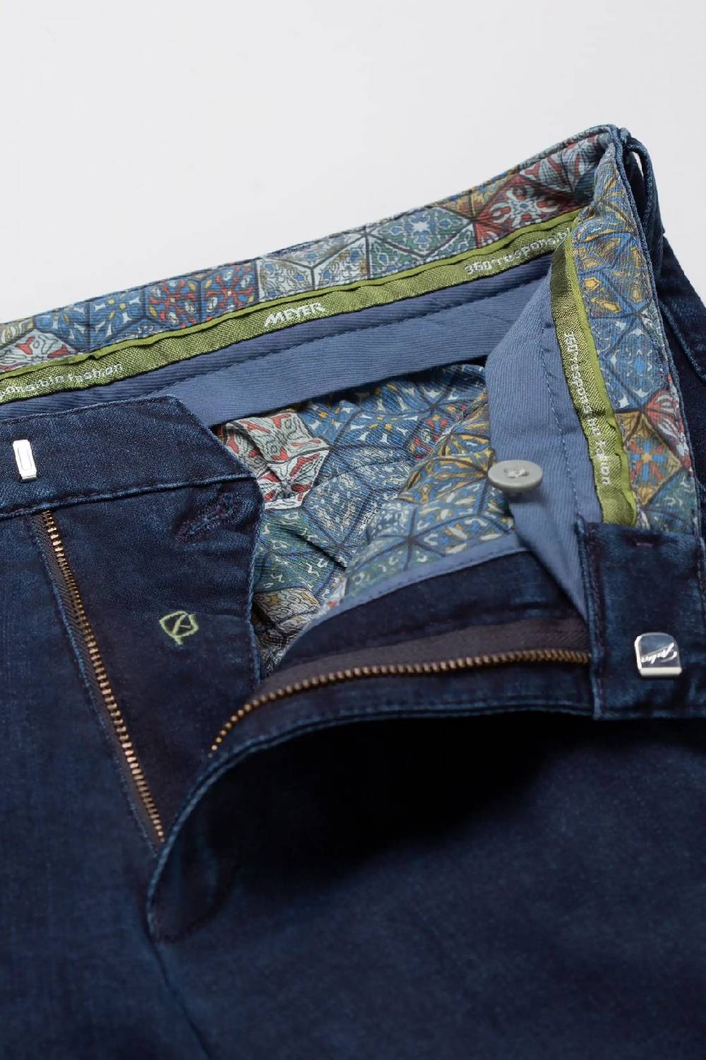 Meyer Jeans meyer in denim tencel™ dark blu stone modern fit Vendita Calda