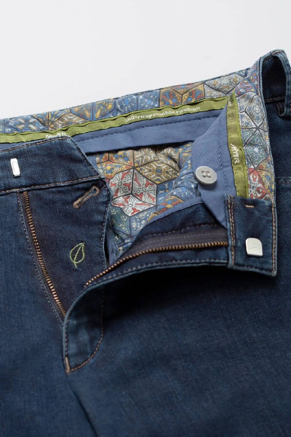 Meyer Jeans blu stone meyer modern fit super stretch Saldi Di Fabbrica
