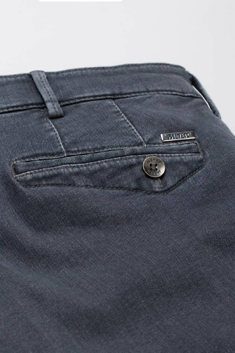 Meyer Jeans meyer grigio medio modern fit cotone denim biologico 50% di sconto per tempo limitato