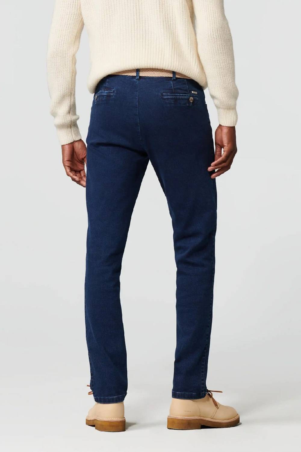 Meyer Jeans meyer blu stone modern fit cotone denim biologico Negozio