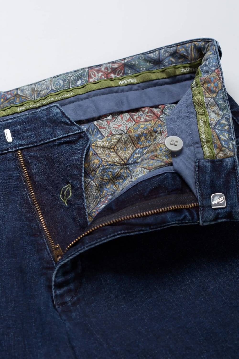 Meyer Jeans meyer blu stone modern fit cotone denim biologico Negozio