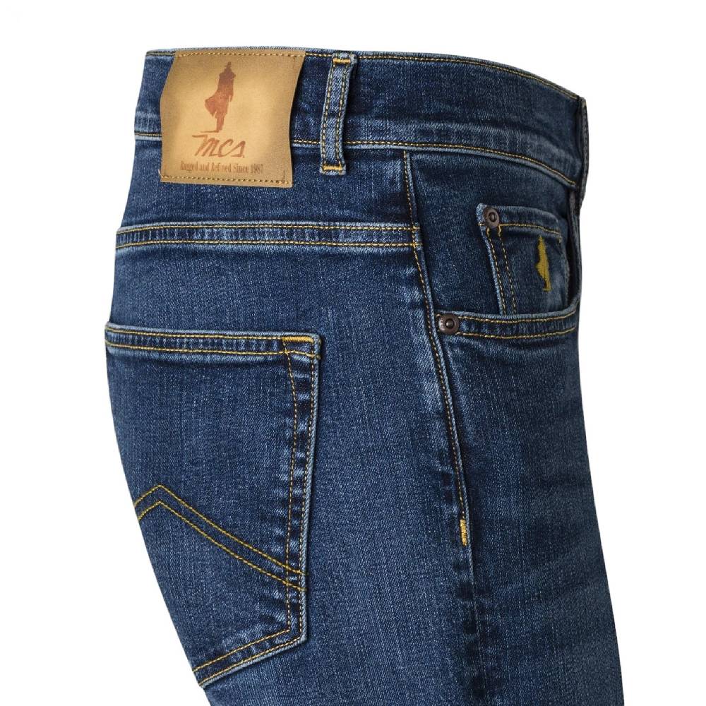 MCS Jeans slim fit elasticizzato mcs lavaggio scuro In Saldo