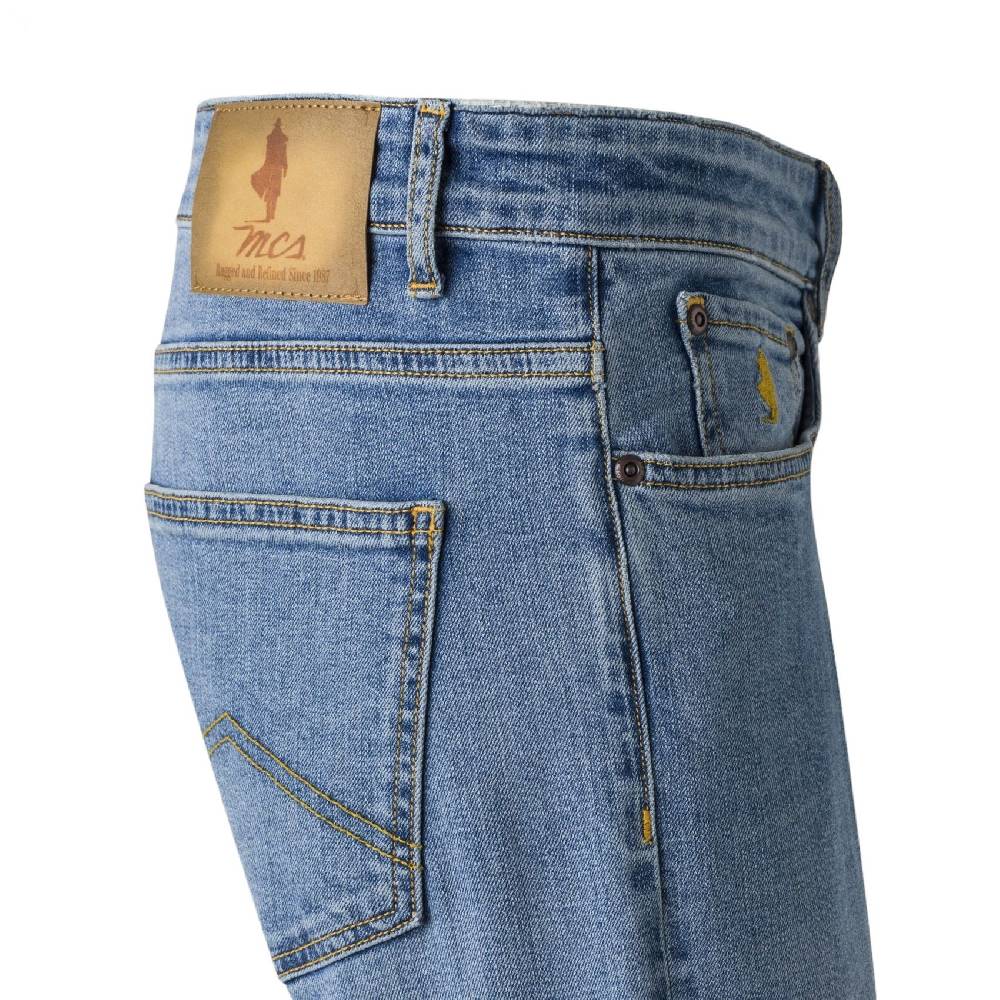 MCS Jeans cinque tasche denim lavaggio chiaro stretch mcs regular fit Nuova
