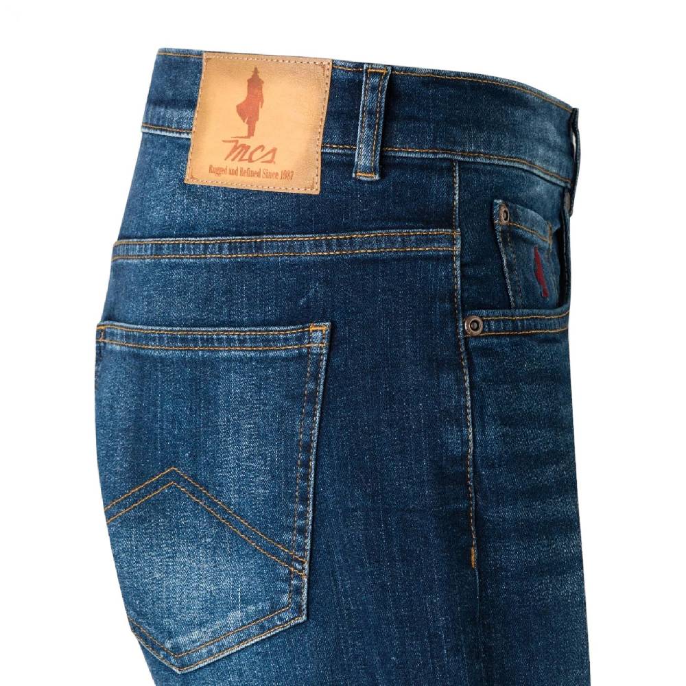 MCS Jeans mcs regular fit lavaggio scuro denim stretch Promozione