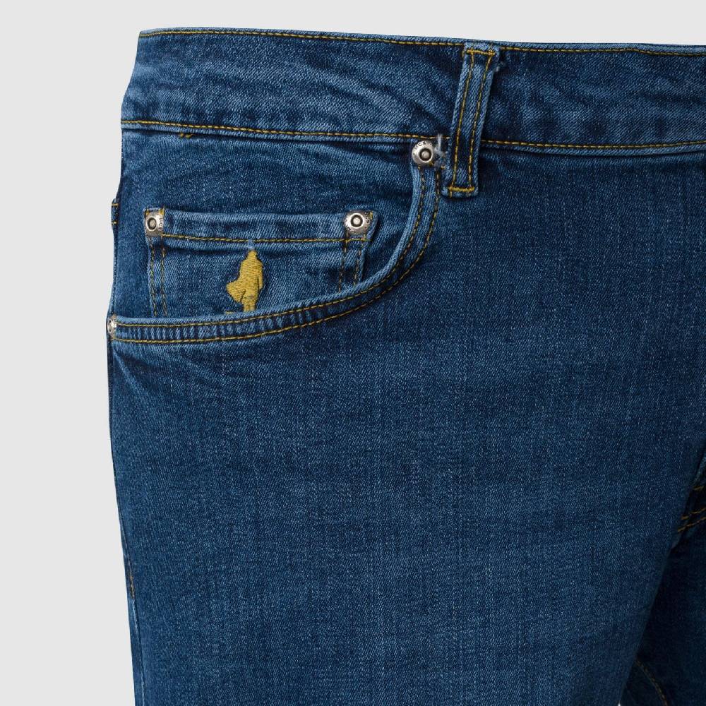 MCS Jeans slim fit elasticizzato mcs lavaggio medio In Linea