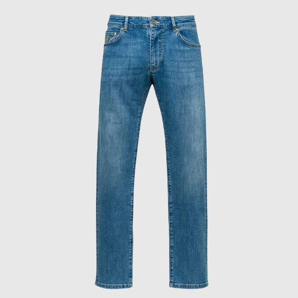 MCS Cinque tasche denim chiaro stretch mcs regular fit