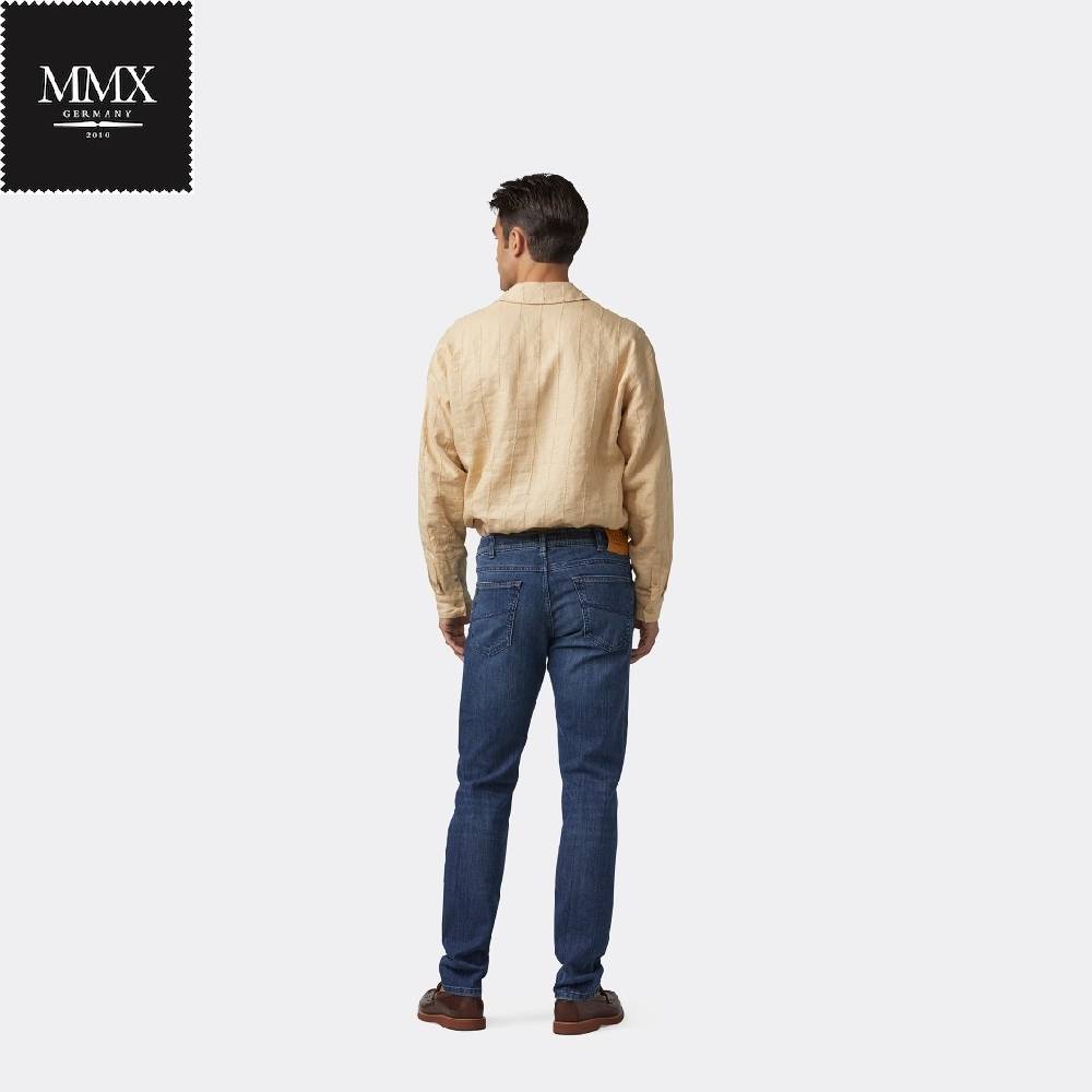 MMX Germany Jeans mmx blu stone washed stretch slim fit Vendita