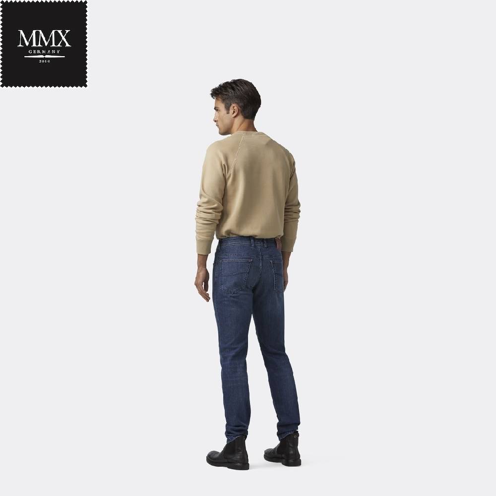 MMX Germany Jeans blu stone mmx denim stretch slim fit Promozione