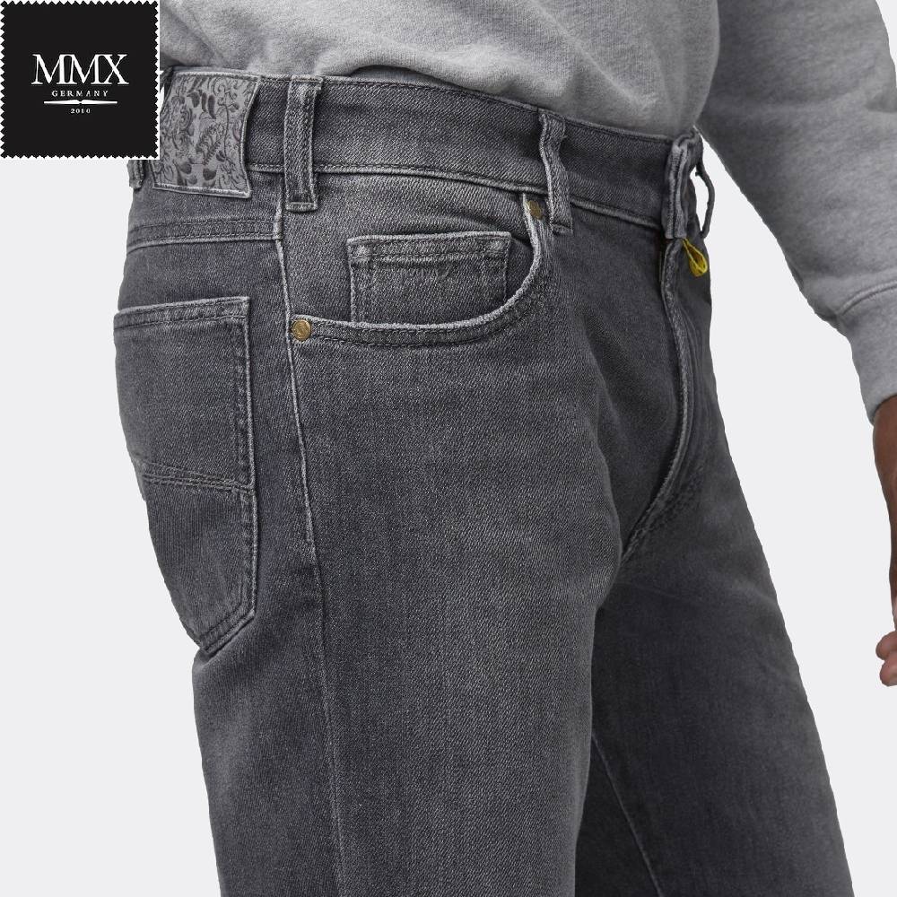 MMX Germany Jeans grigio medio mmx denim super stretch Spedizione Gratuita