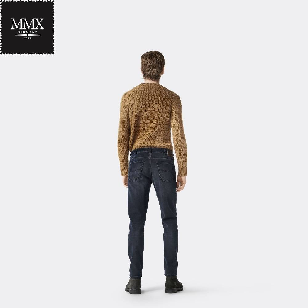 MMX Germany Jeans blu scuro mmx denim stretch autentico Pezzi Unici