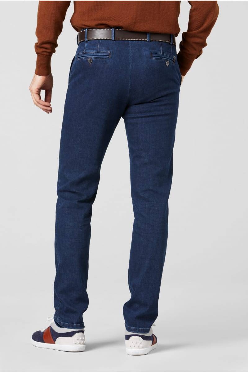 Meyer Pantalone in denim flex meyer blu stone modern fit Negozi Online