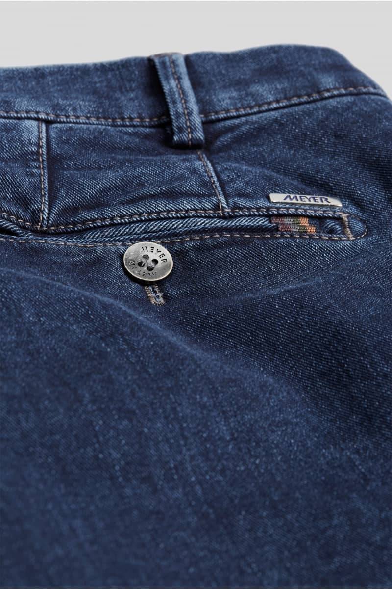 Meyer Pantalone meyer in denim blu stone super stretch regular fit Acquista Ora