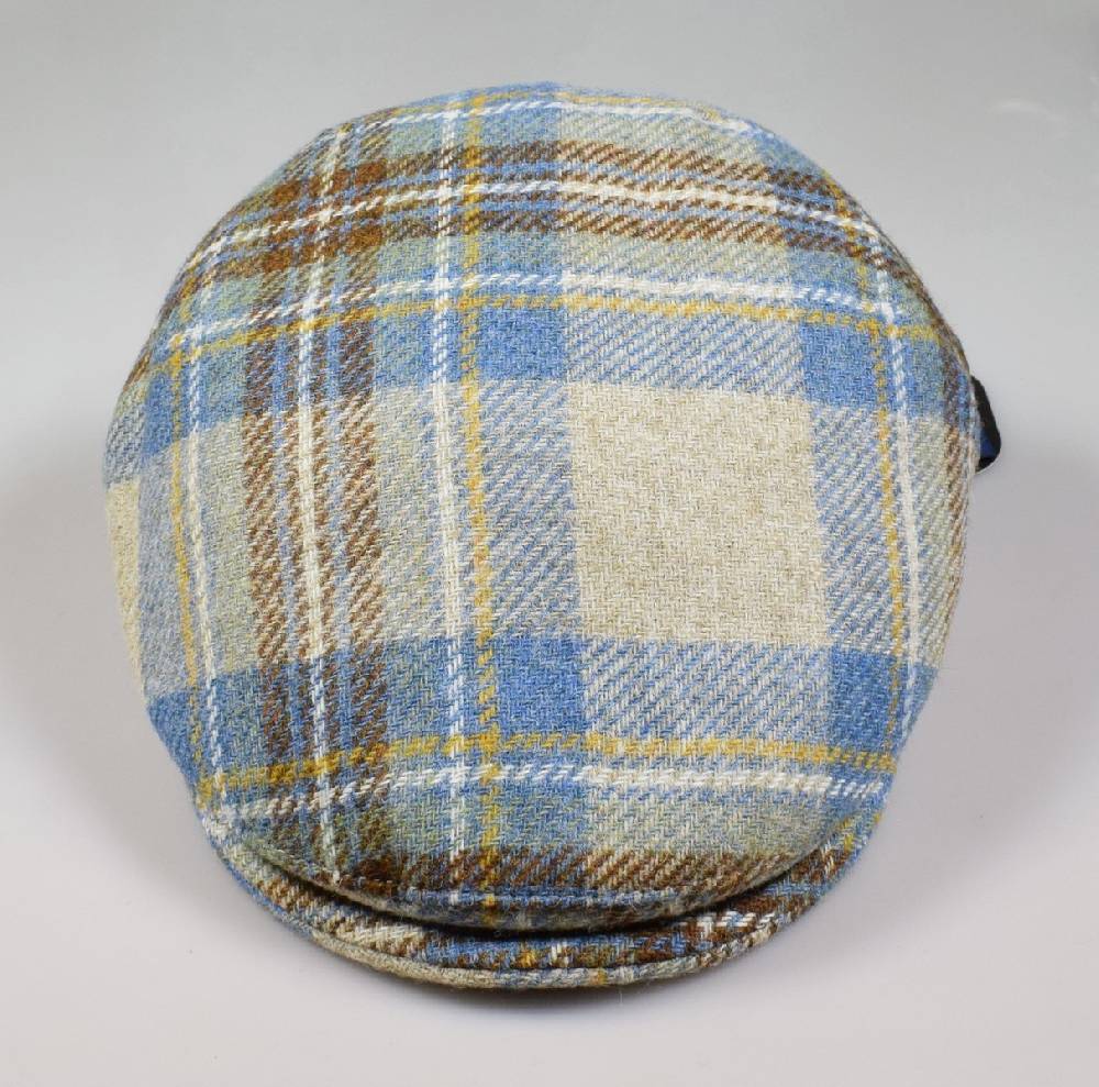 Panizza Berretto panizza peaked british in lana tartan beige Fino Al -60%