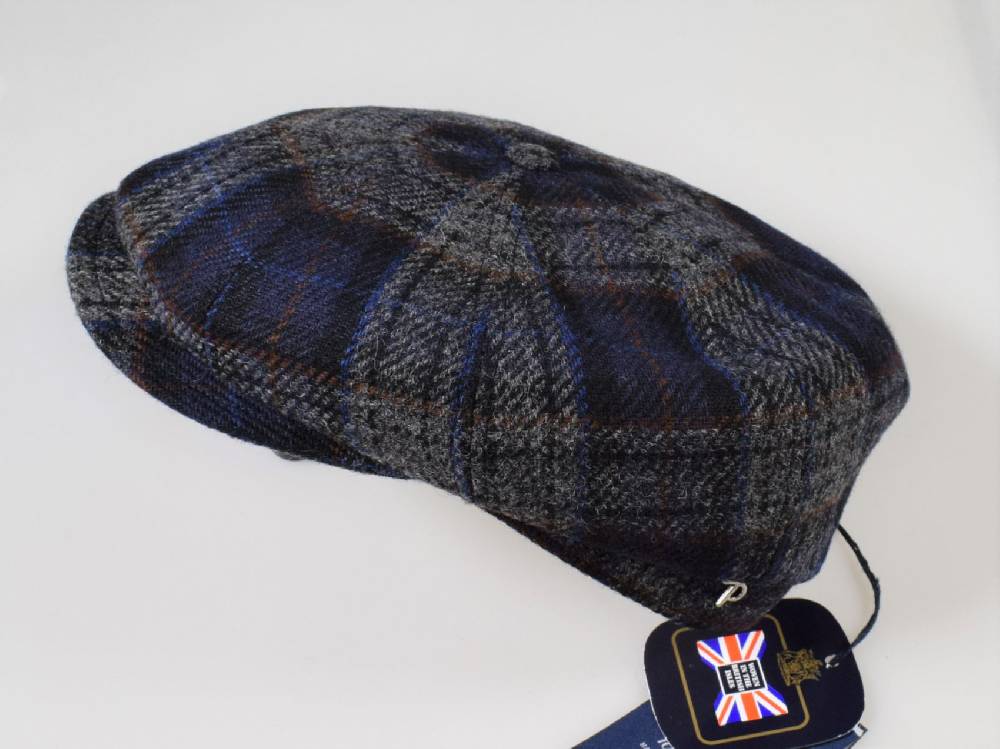 Panizza Cappello panizza fantasia british blu a quadri peaky blinders Outlet