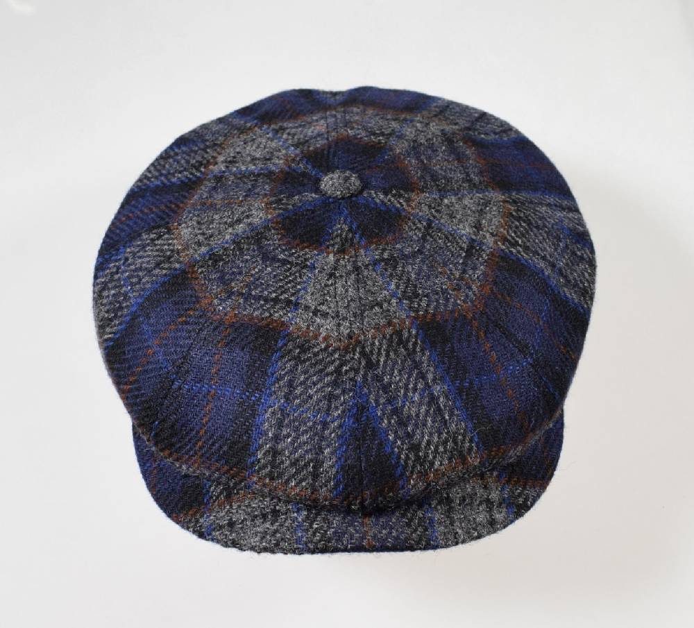 Panizza Cappello panizza fantasia british blu a quadri peaky blinders Outlet