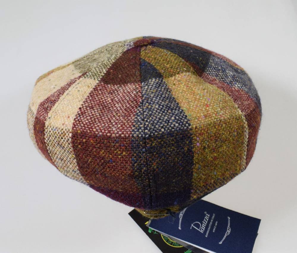 Panizza Cappello panizza lana tweed donegal irlandese peaky blinders In Vendita