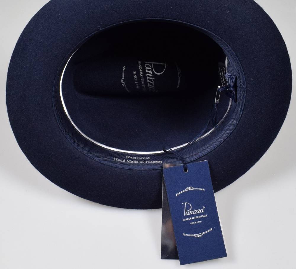 Panizza Cappello classico in feltro panizza nero waterproof Offerte