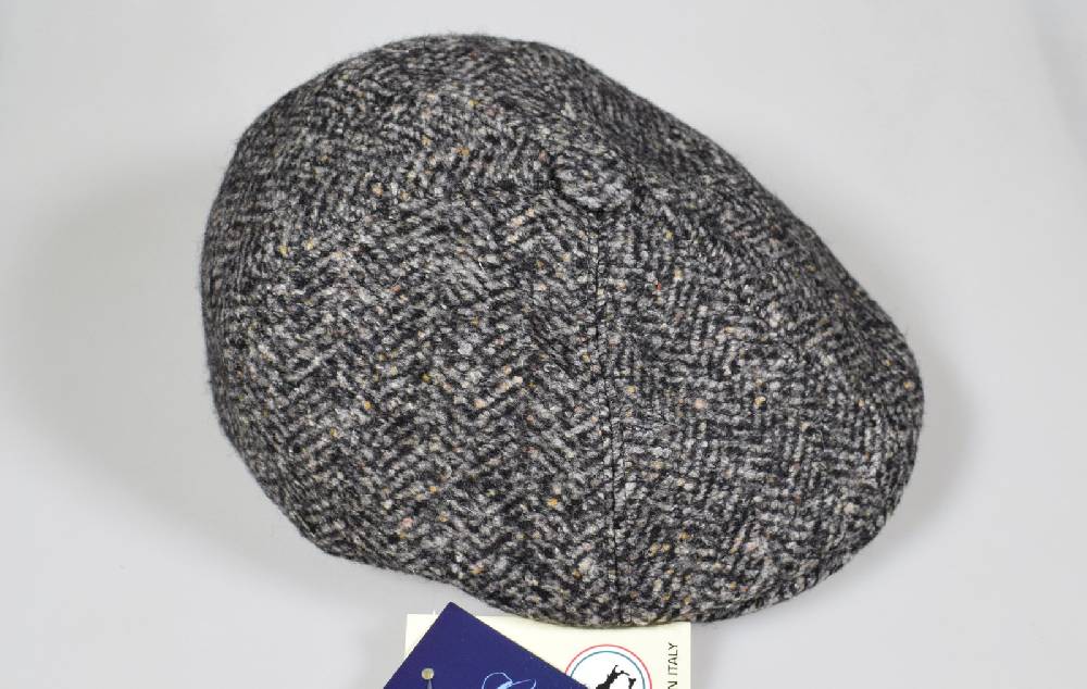 Imor di Banfi Coppola in misto lana grigio a tweed imor di banfi I Più Venduti