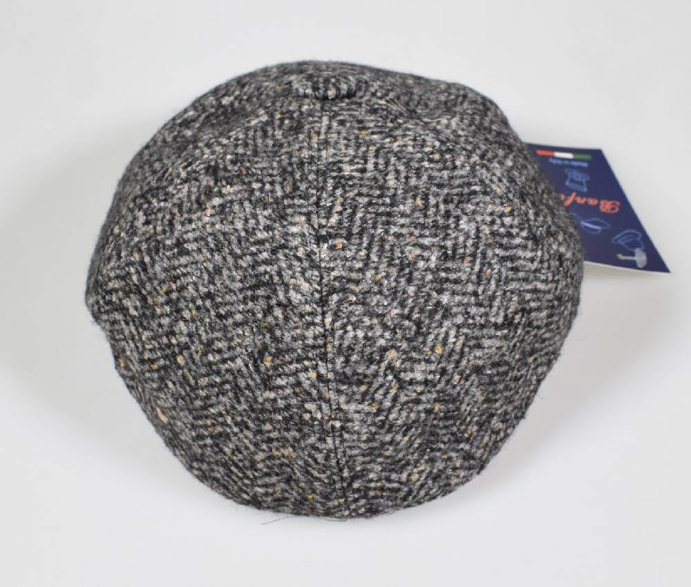Imor di Banfi Coppola in misto lana grigio a tweed imor di banfi I Più Venduti