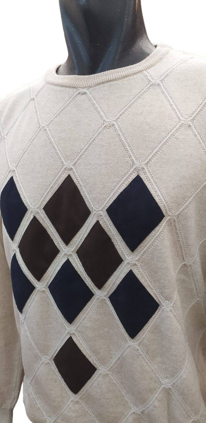 Green Coast Maglia beige girocollo green coast lana merinos zegna baruffa Vendite Flash