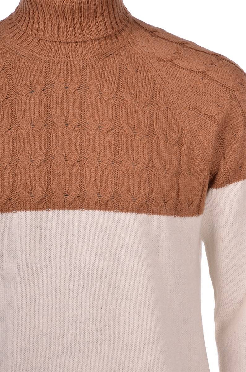 Gran Sasso Dolcevita gran sasso in air wool bicolore Outlet