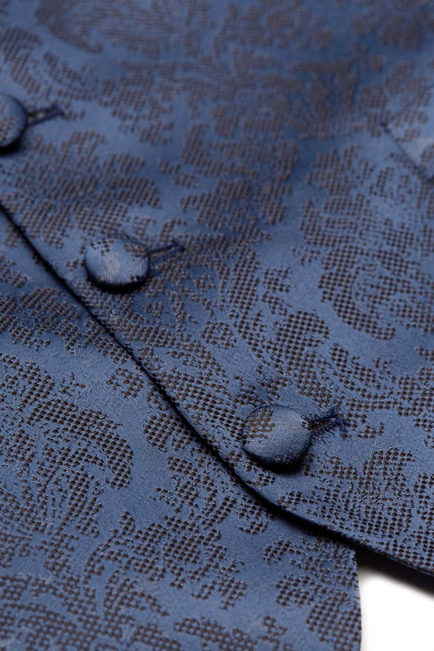 Digel Panciotto gilet blu completo di cravatta e pochette digel cerimonia Hotsell