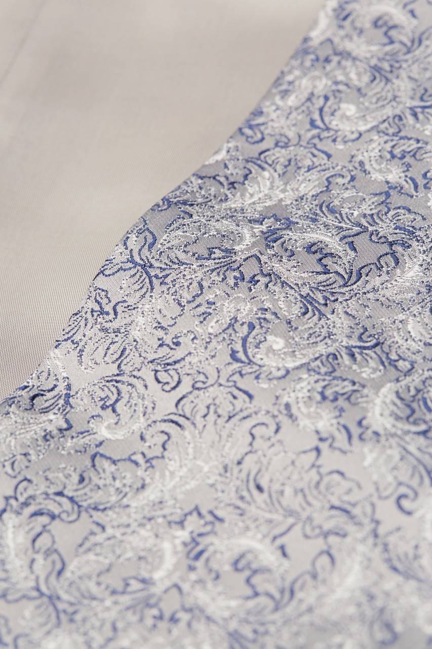 Digel Panciotto elegante cerimonia digel grigio perla con blu Vendita Economica