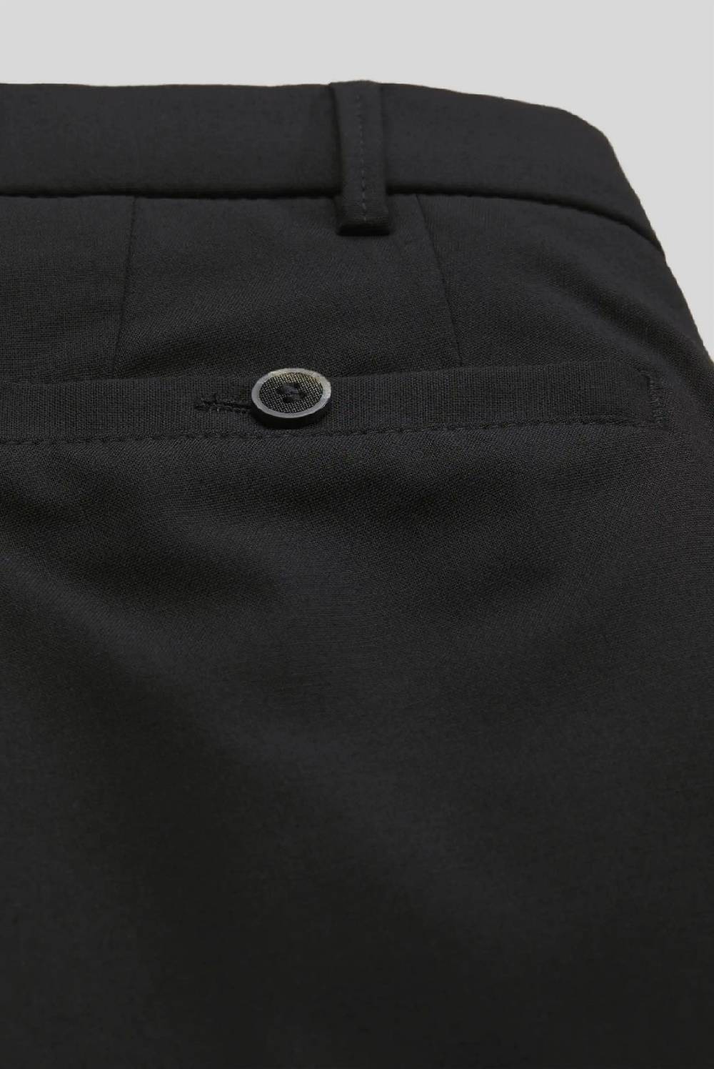 Meyer Pantalone meyer nero regular tropical comfort fit Italy