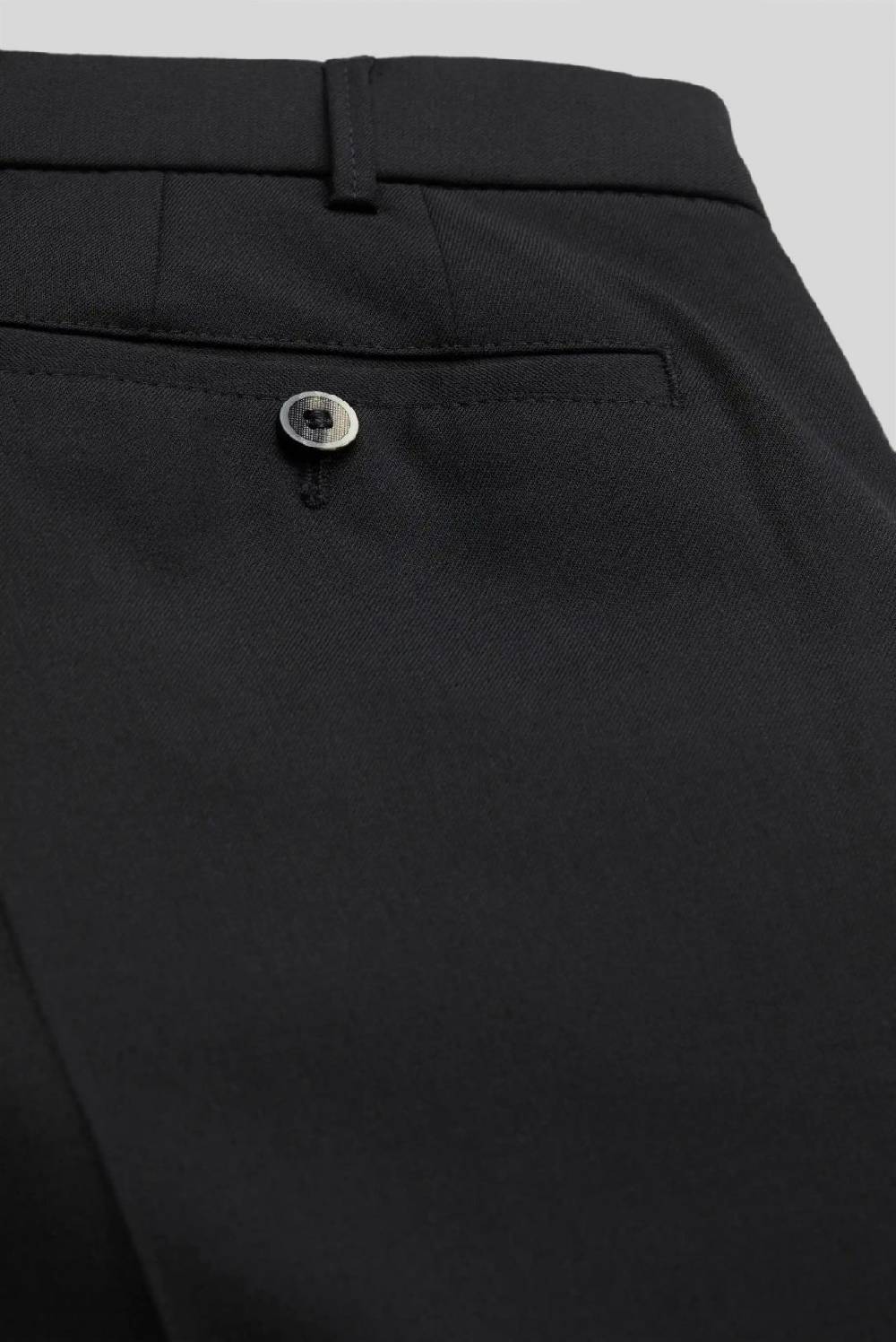 Meyer Pantalone meyer nero in premium soft twill comfort fit Italia