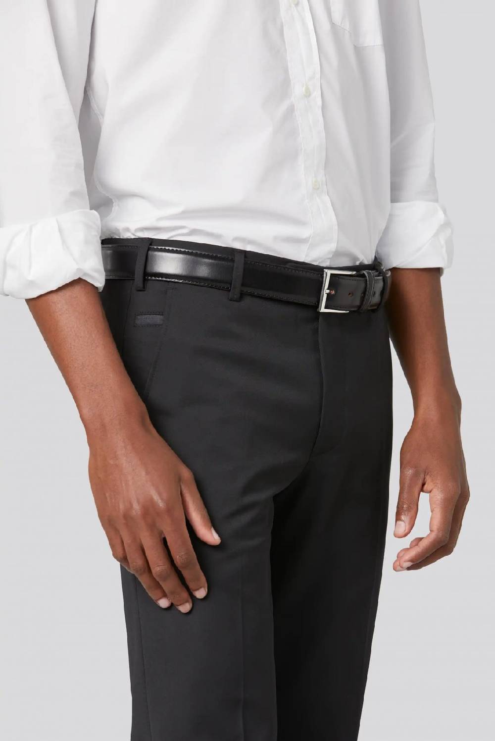 Meyer Pantalone nero meyer travel twill modern fit Spedizione Gratuita