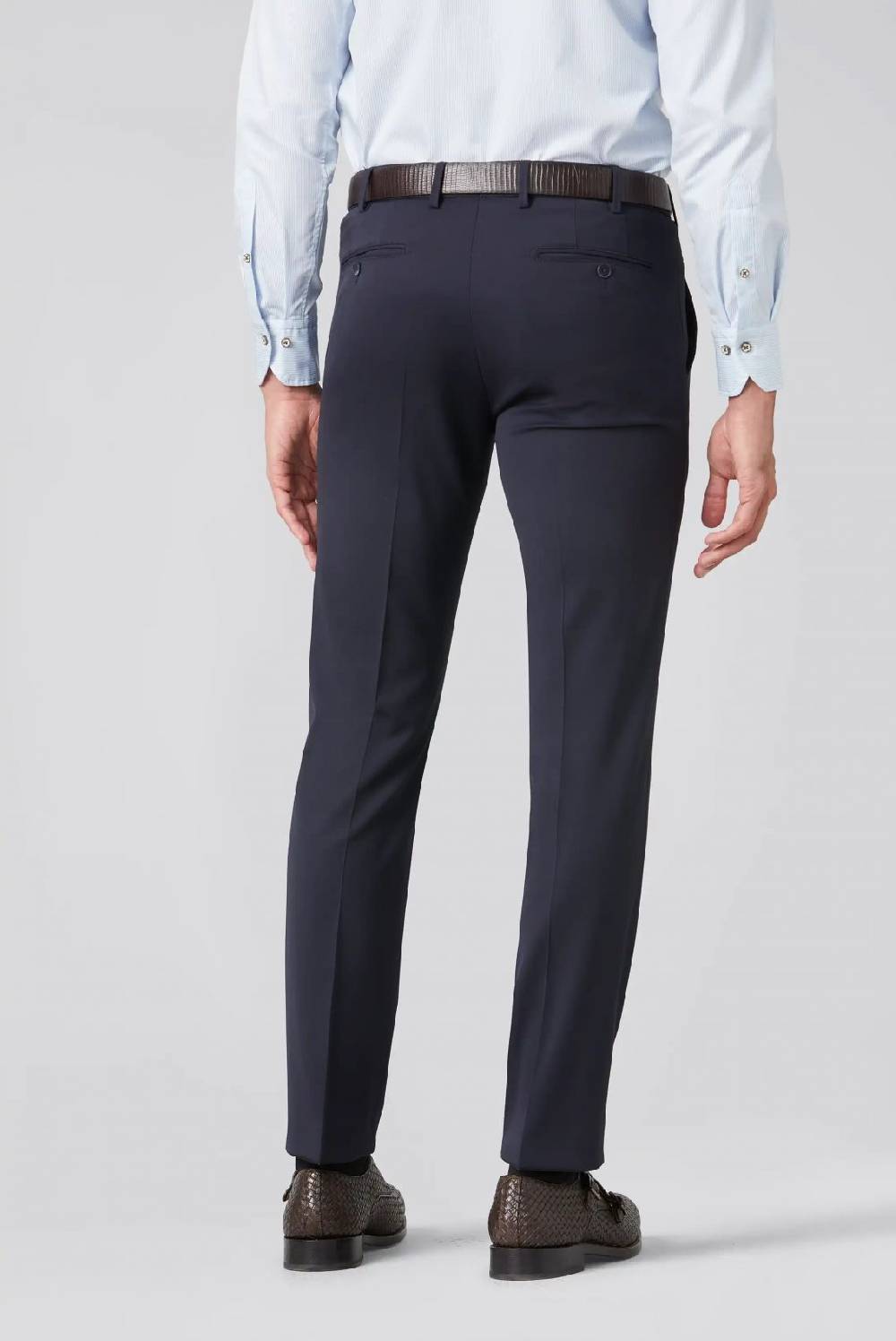 Meyer Pantalone blu meyer travel twill modern fit Soddisfazione Garantita