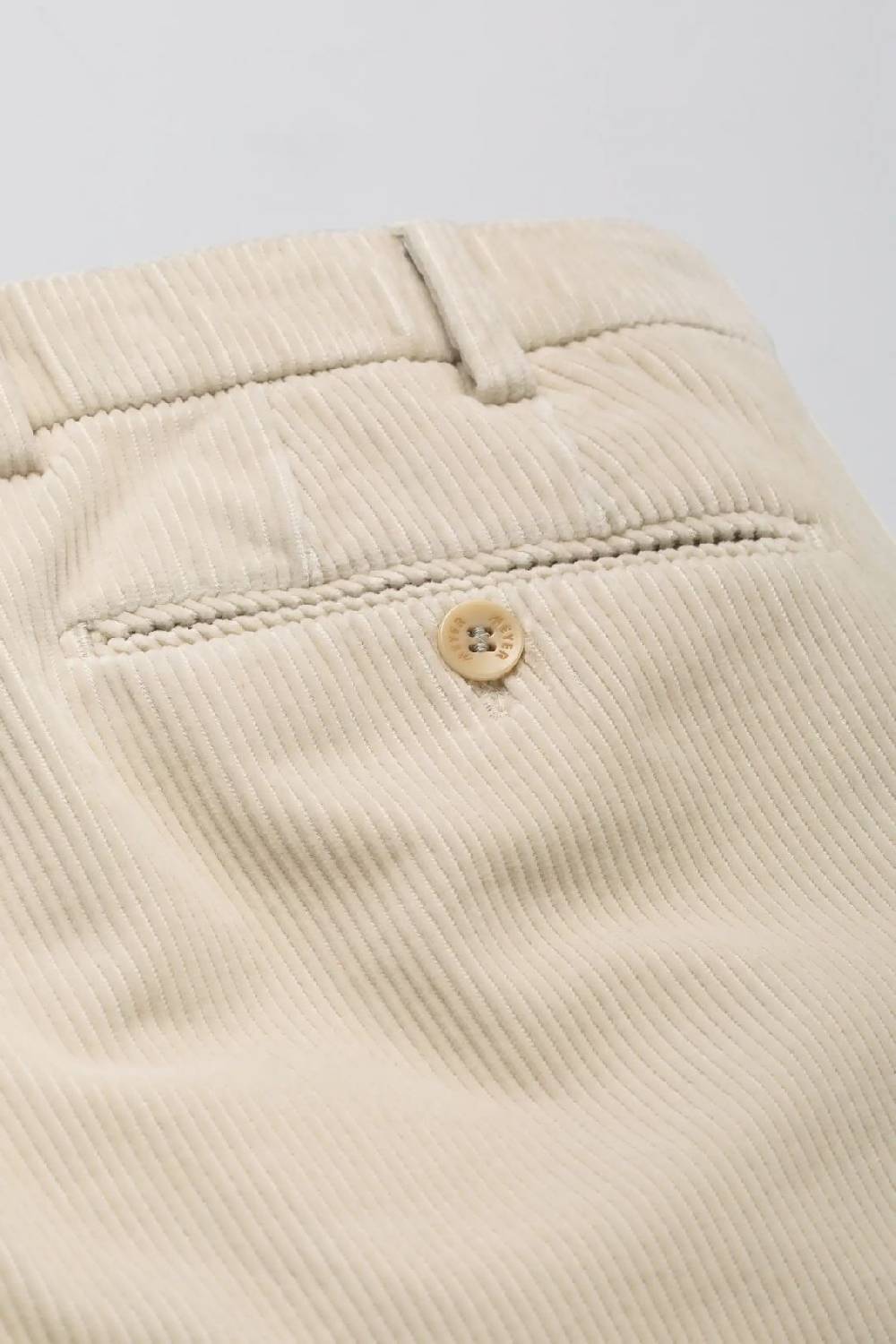 Meyer Pantalone avorio meyer in velluto a coste luxury modern fit Promozione Limitata