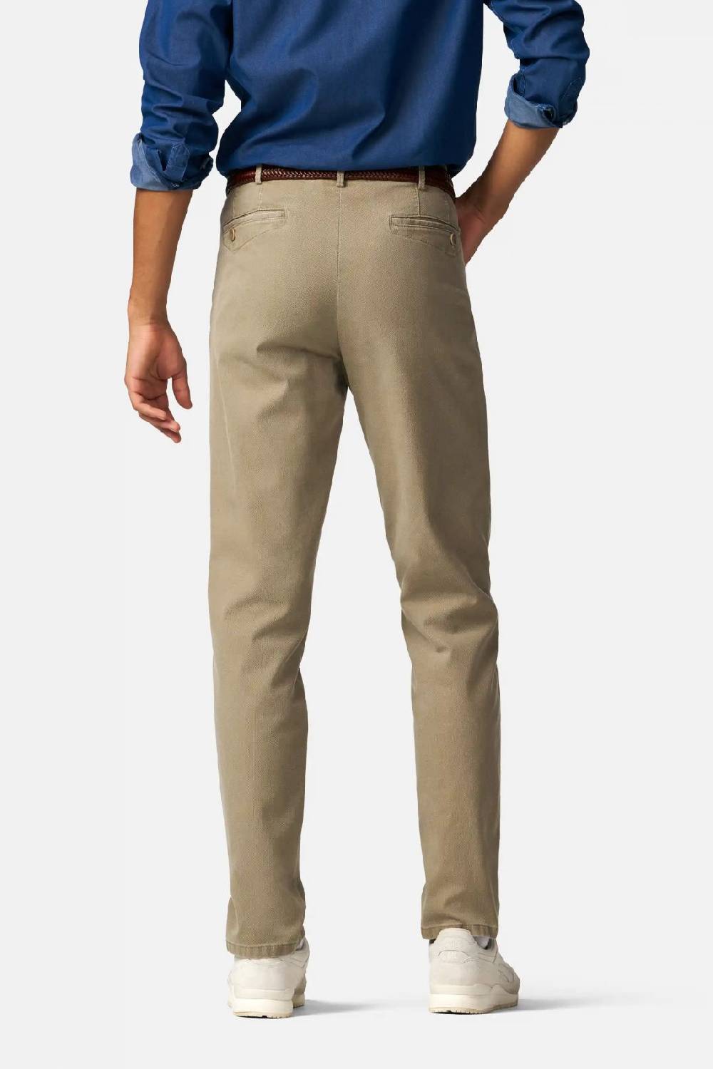 Meyer Pantalone modern fit color pietra meyer cotone microstruttura stretch Shopping Online