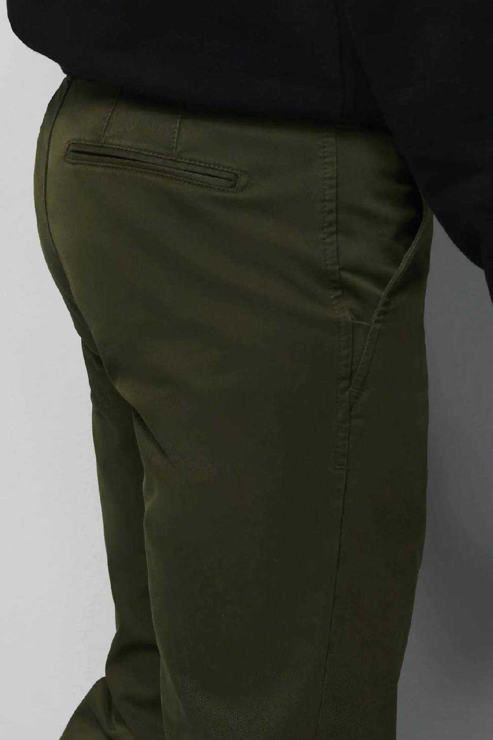 Meyer Pantalone regular fit verde cotone bio stretch m5 by meyer Convenienza