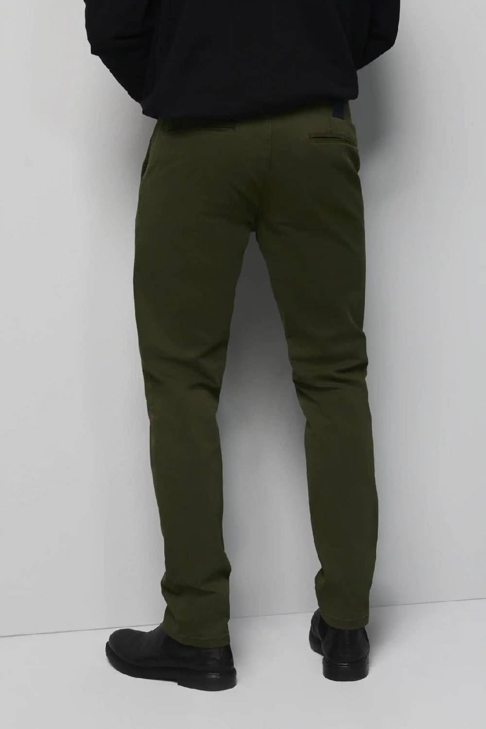 Meyer Pantalone regular fit verde cotone bio stretch m5 by meyer Convenienza